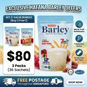 SET 2 FREE 1 BARLEY HAFANA